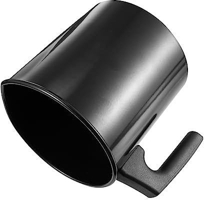 TEHAUX 1.2l Black Candle Making Pouring Pot Thickened Wax Melting Cup for DIY Scented Candle and Soap Making Suitable for Home and Craft Use