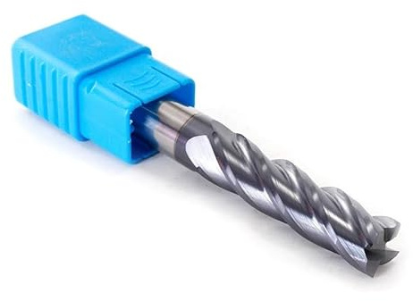 Fraises en alliage carbure de tungstène acier fraise fraise en bout 4 cannelures 4mm 6mm 8mm 10mm 12mm métal Cutter outils de fraisage(10x10Dx100L)