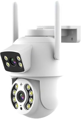 BoT by BlueRoad Überwachungskamera NA1 mit 360° Sichtfeld | Zwei 2-Megapixel-Sensoren für klare Full-HD-Aufnahmen; 360° Sichtfeld für vollständige Überwachung ohne tote Winkel