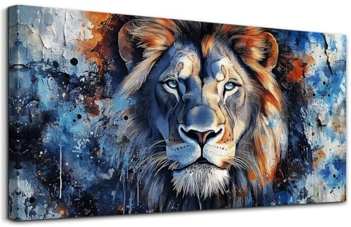 hyidecorart Modern Wandbilder Wohnzimmer Tier Aesthetic Gemälde 59x119 cm | Markante Tiermotive, HD-Druck, Einfach Aufzuhängen, Schnelle Montage, Für Viele Räume, Wunderschöne Wanddeko, Geschenk