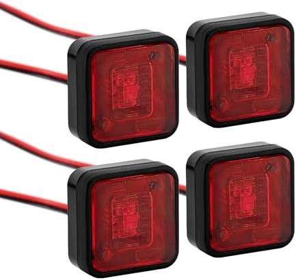 INJORA Seitenmarkierungslichter Warnlichter 10x10mm für RC-Autos