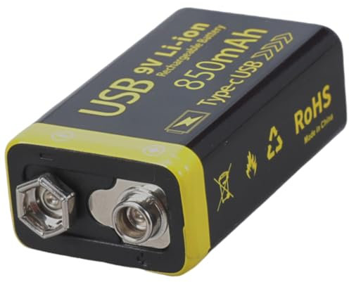 9V 6F22 Batteria 800mAh/1100mAh ricaricabile e servizio lungo per il giocattolo remoto e dispositivi domestici