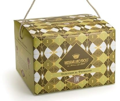 COVA GIOVANNI MILANO PANETTONE PISTACCHIO ASTUCCIATO ART DECO' KG.1