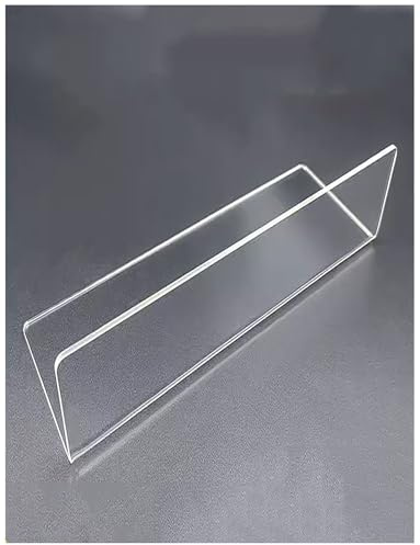 FOELANNE Davanzale in acrilico trasparente, Ripiano portaoggetti estensibile for davanzale della finestra in acrilico trasparente 20-68x10x5 cm(48x10x5cm/18.9x3.9x2)