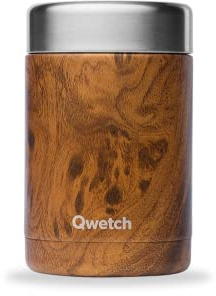 QWETCH - Boite Repas Isotherme - Lunchbox Inox - 5h Chaud et 7h Froid - Sans BPA, Étanche & Reutilisable