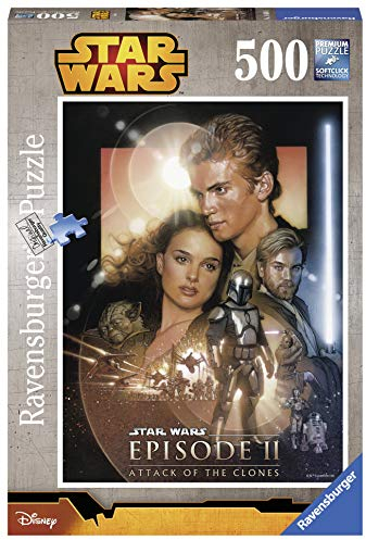 Ravensburger Puzzle 14666 - Star Wars - Angriff der Klonkrieger, 500-Teilig