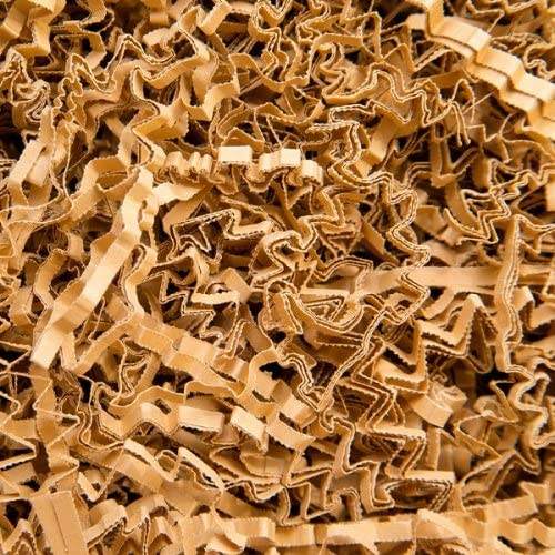 5 KG PresentFill® Füllmaterial Natur umweltfreundliches Polstermaterial aus 100% Recycling Papier für Geschenke Pakete Versand - Verpackungsmaterial zum Verpacken Füllen | Polstern I Deko