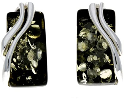 SilverAmber - Damen - 925 Silber & Bernstein Ohrringe - GL005G