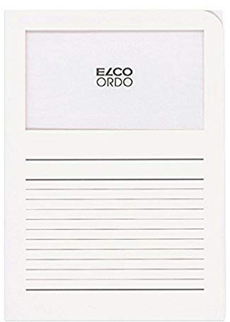 ELCO 29489.10 Ordo Organisationsmappe Classico, 220 x 310 mm, weiß 120 g, 100 stück