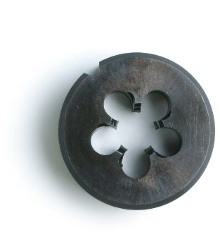 PROFI Schneideisen Metrisch M12, HSSE-VAP für Edelstahl VA, Außengewinde, DIN 22568, Gewindeschneideisen Metrisch, M1,1 x 0,25, Gewindeschneider für Außengewinde