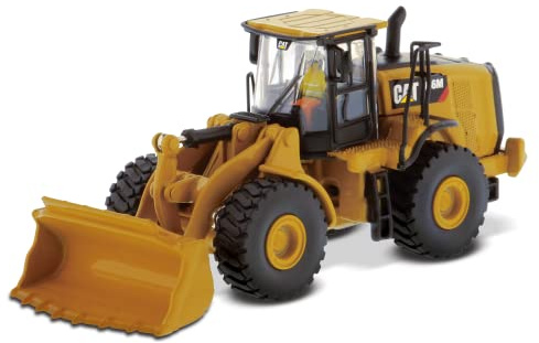 Diecast Masters 1:87 HO Scale Model Cat 966M Wheel Loader, 85948 | Detailgetreues CAT Baufahrzeug in Metallbox, ca. 10 x 4 x 4 cm, ab 14 Jahren, für Sammler, 85948