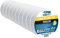 Ferrestock FSKTPV001 Pack 10 unidades cinta aislante de PVC blanca con adhesivo sensible a la presión, 19mmx20m