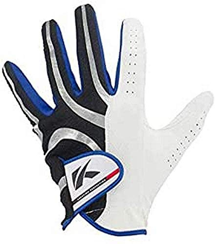 Kasco Palm Fit - Guanto da Golf per Mancini, da Uomo, Uomo, KPFLBBM, Blue, M