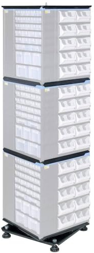 Allit 464665 VarioPlus Pro R 171 Drehständer schwarz 445x1710x445 mm