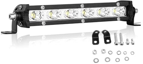 Willpower Led Arbeitsscheinwerfer Scheinwerfer 12V 24V 7 für Auto Traktor | Lightbar 30W, Spotlight, 6000K Weiß, IP67, Scheinwerfer für Offroad Fahrzeug Traktor Auto LKW ATV 4X4