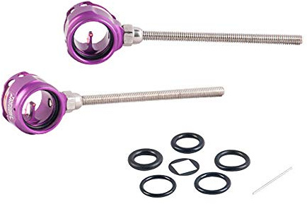 SHARROW Bogenschießen Recurve Bogen Visier Scope Umfang Recurve Bogen Sight Pin 0.019 Faser Zielpunkt Pin für Bogenvisier Jagdvisier Zubehör (Lila)