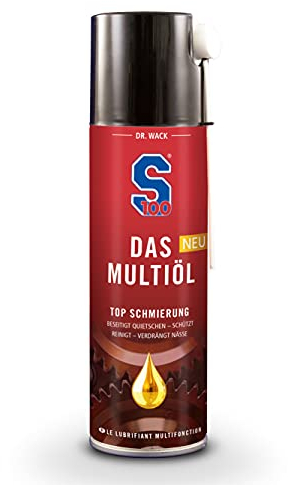 DR. WACK S100 Das Multiöl 300 ml - Multifunktionsöl für Motorrad - Effektive Schmierung & schonende Reinigung - Schutz vor Korrosion - Kriechöl Rostlöser - Hochwertige Motorradpflege