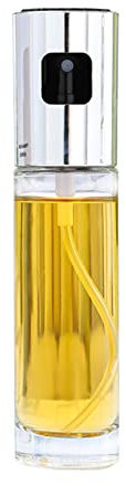 Olla de aceite en aerosol de vidrio transparente para el hogar, 100 ml, barbacoa, comida occidental, presione uniformemente, botella de aceite en aerosol, olla de aceite para condimentos domésticos