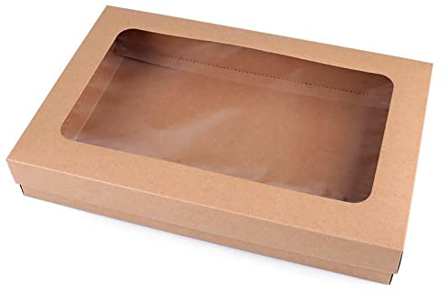5 Geschenkschachteln verschiedene Varianten m. Sichtfenster Geschenkbox Farbwahl
