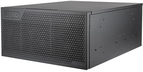 SilverStone Technology RM52, 5U Rackmount Server Chassis with support for dual 360mm liquid cooling sinks, SST-RM52