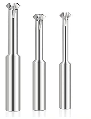 Desbarbador Frontal y Trasero de 90 Grados, Cortador de Biselado Angular Doble, chaflán Interno for Agujero de Metal, Herramienta CNC de eliminación de Rebabas internas, 1 Uds. (Size : D5x20xD2.8xD6x