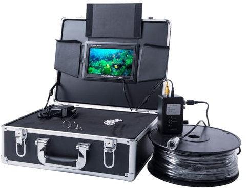 SYANSPAN Unterwasserkamera 16MP 1080P WiFi Fischfinder Kamera 360° Drehbar mit 20M Kabel für Tiefsee/Meer/See/Fluss