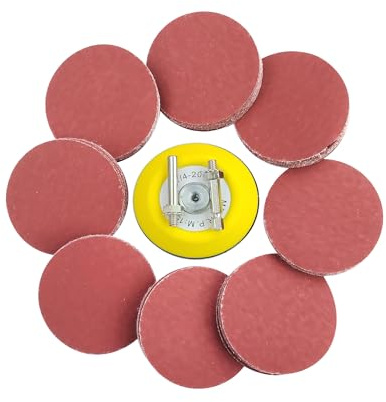 Wanmutrun 100 Pièces Papier Abrasif Set Hook and Loop 75mm Grain1500 Disques Abrasifs Pour Petites Polisseuses