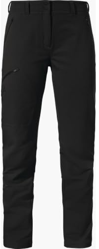 Schöffel Damen Pants Ascona Warm L, warme Wanderhose mit 4 Wege-Stretch, wasserabweisende, atmungsaktive Thermohose