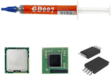 Thermische Verbindung Prozessor Wärmeleitpaste | Silikon-Spritzenrohr Leitfähige Paste Für Elektronikkomponenten CPU Drucker & Haushaltsgeräte