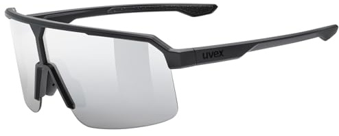 Uvex ramp Sportbrille, black matt/mir.silver, one size | 100% UVA-, -B, - C Schutz - beschlagfrei