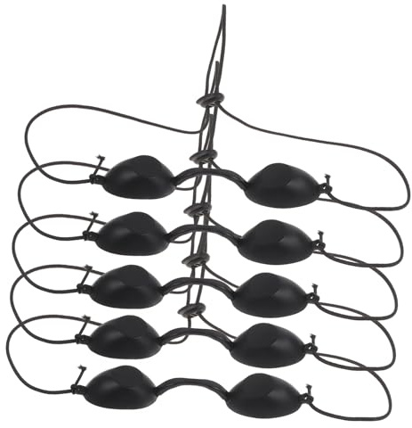Alipis Infrarotlicht Augenklappen für Hautpflege und Beauty Maschine 5 Stück aus Pvc mit Langem Schutz und Sicherem Augenschutz