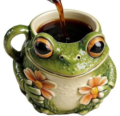 Hkuoeue Novelty Coffee Mugs | Resin Cute Funny Novelty Teacup | Camping Coffee Mugs,for Fishing Outdoor Water Campfire Tea Hiking Adventure Game Home Camping Whiskey Beer