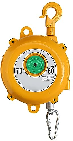 Bilanciatore a molla sospeso, Bilanciatore for attrezzi a molla Supporto sospeso retrattile da 1,5 m 1-80 kg for officina di fabbrica(70-80kg)