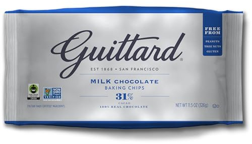 Guittard Milk Chocolate Chips, Vollmilch Backschokoladen-Stücke