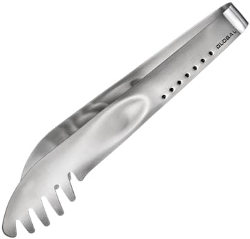 Global 9 inch Pasta Tongs, Stainless Steel, GS-67