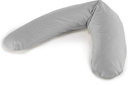 Theraline Das Komfort Stillkissen 180 cm inkl. Jerseybezug, 42 Grau