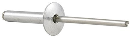 25 Stück Blindnieten Popnieten Edelstahl A2/A2 4,8x20,5 mm Nieten Großkopf K16