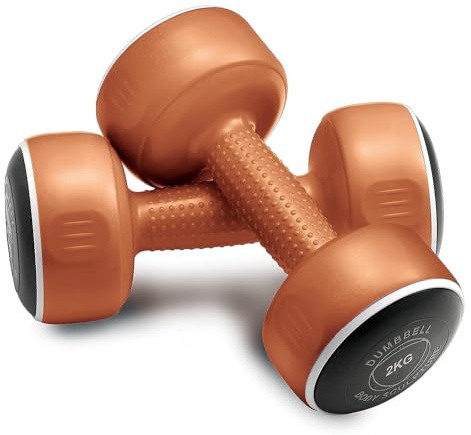 Body Sculpture Smart Dummbells, Bronze, 2 x 2 kg (4 kg Paar)