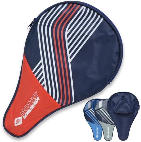 Donic-Schildkröt bordtennis racketfodral Trendline, racketfodral för en klubba, inkl. bollfack för 3 bollar