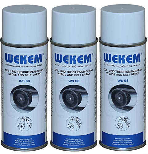 Wekem 3er Sparpack 400ml Keil- und Treibriemen-Spray WS68