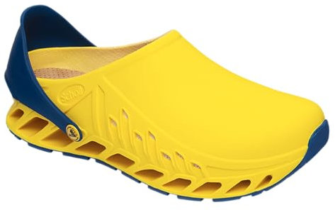 Scholl Unisex Evoflex medicinsk arbetssko, GUL, 46 EU