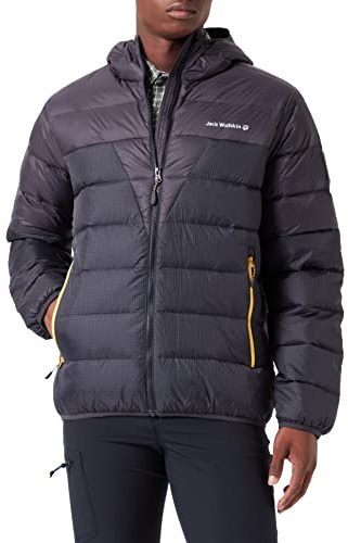 Jack Wolfskin Herren DNA TUNDRA HOODY M Daunenjacke, phantom, M