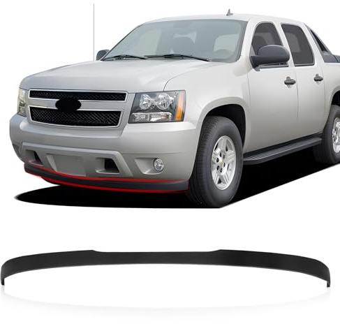 JustDrivably Front Bumper Apron Lower Valance Air Dam Deflector Compatible with Chevrolet 2007-2014 Suburban 1500 2500 Avalanche 2007-2013 Tahoe