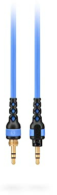 RØDE NTH-Cable for NTH-100 Headphones, 1.2m / 4ft Long, 3.5mm Male to Male Audio Cable With ¼-inch Adaptor Included (Blue)