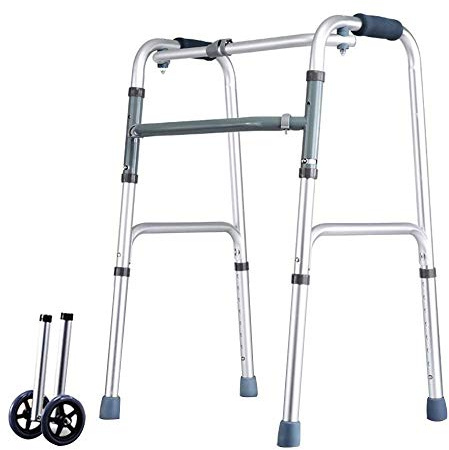 WANWEN Andador, Andador Andador Andador Plegable Ligero para Personas Mayores, con Ruedas Marco Plegable para Caminar Altura Ajustable: 28-31.2 Little Surprise