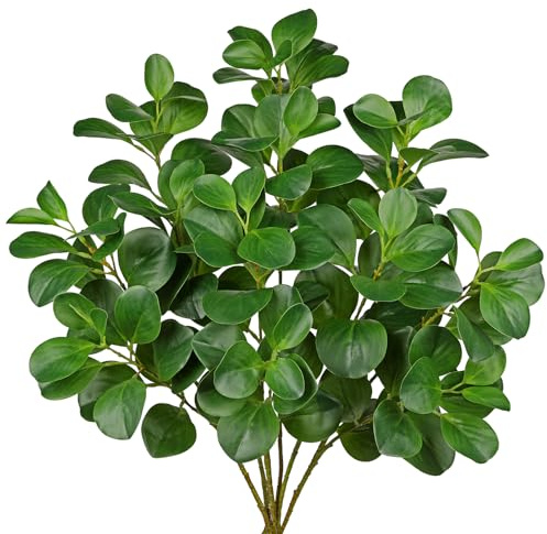Arborus Kunstzweig 72 cm Künstliche Zweige für Vase Künstlicher Ficus Zweig | 6 STK Kunstpflanzen Ficus Grün Zweig wie Echt Dekozweige Äste und Zweige Deko Vase Deko Grün Blumenarrangement