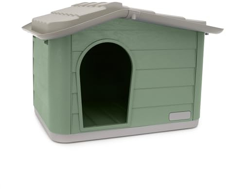 Rosewood Katzen-, Hunde- und Kaninchenhaus, Haustierhütte und Unterschlupf für draußen, Salbeigrün