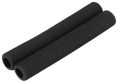 M METERXITY 2er-Pack Rohrisolierung Schaumstoffrohr 18mm ID Weicher Schwarz | Schaumstoffschlauch Rohrisolierung, 28mm 1-1/8 OD, 200mm Länge, Flexibler, Für Griffunterstützung, Dachgepäckträger