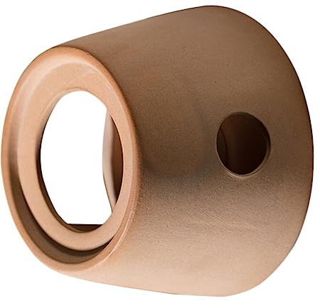 PAMINGONO Calentador de Té de Cerámica Gruesa para Tetera y Taza, Soporte sin Vela, Estufa Vintage para Mantener Temperatura en Hogar, Accesorio para Té, Base Calentadora Resistente
