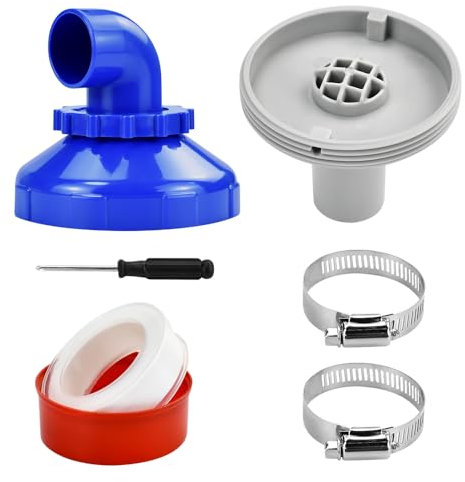 UHETLET Boquilla de Entrada para Piscina Giratoria 360°, Boquillas para Piscina 32 mm, Boquilla de Entrada Piscina, Boquilla de Retorno, Repuestos Piscinas, Accesorios para Piscina Intex Bestway